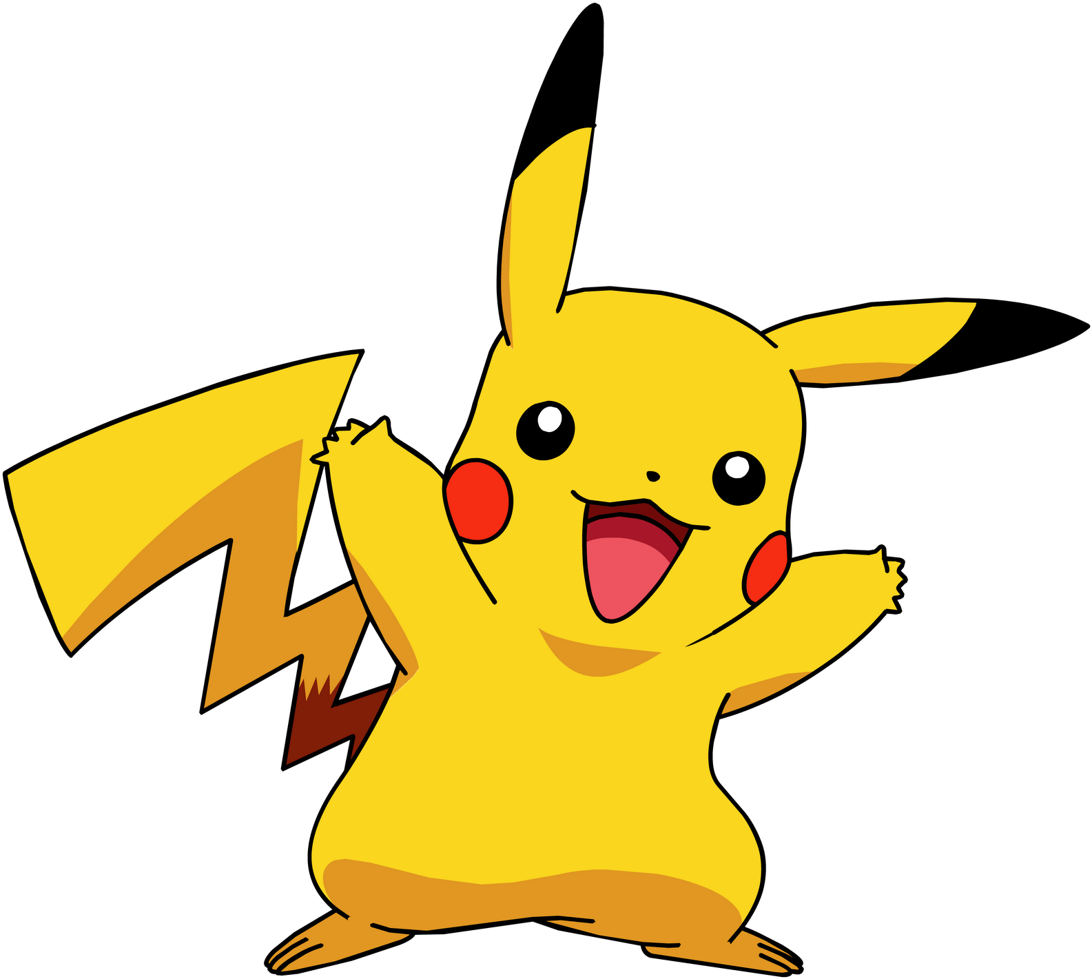 Pikachu Png Hd Mart - Pikachu Png (1600x1436), Png Download