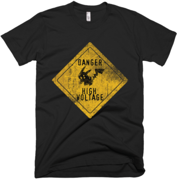 Pikachu High Voltage - T Shirt Shaolin Temple (350x435), Png Download