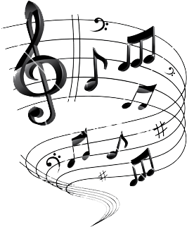 Open Mic Night - Wallstickers4ever Large Wall Vinyl Decal Music Notes (380x400), Png Download