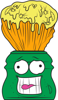 The Grossery Gang Exclusive Series 2 165 Shonky Shaving (350x350), Png Download