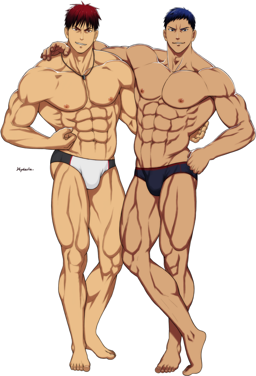 Aokaga By Hydaria - Anime Muscle Man Drawing (1024x1440), Png Download
