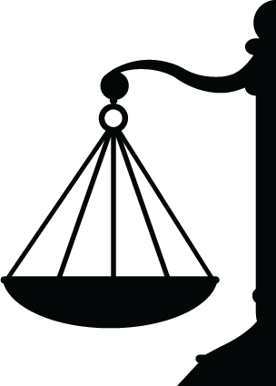 Law Scale Png (304x425), Png Download