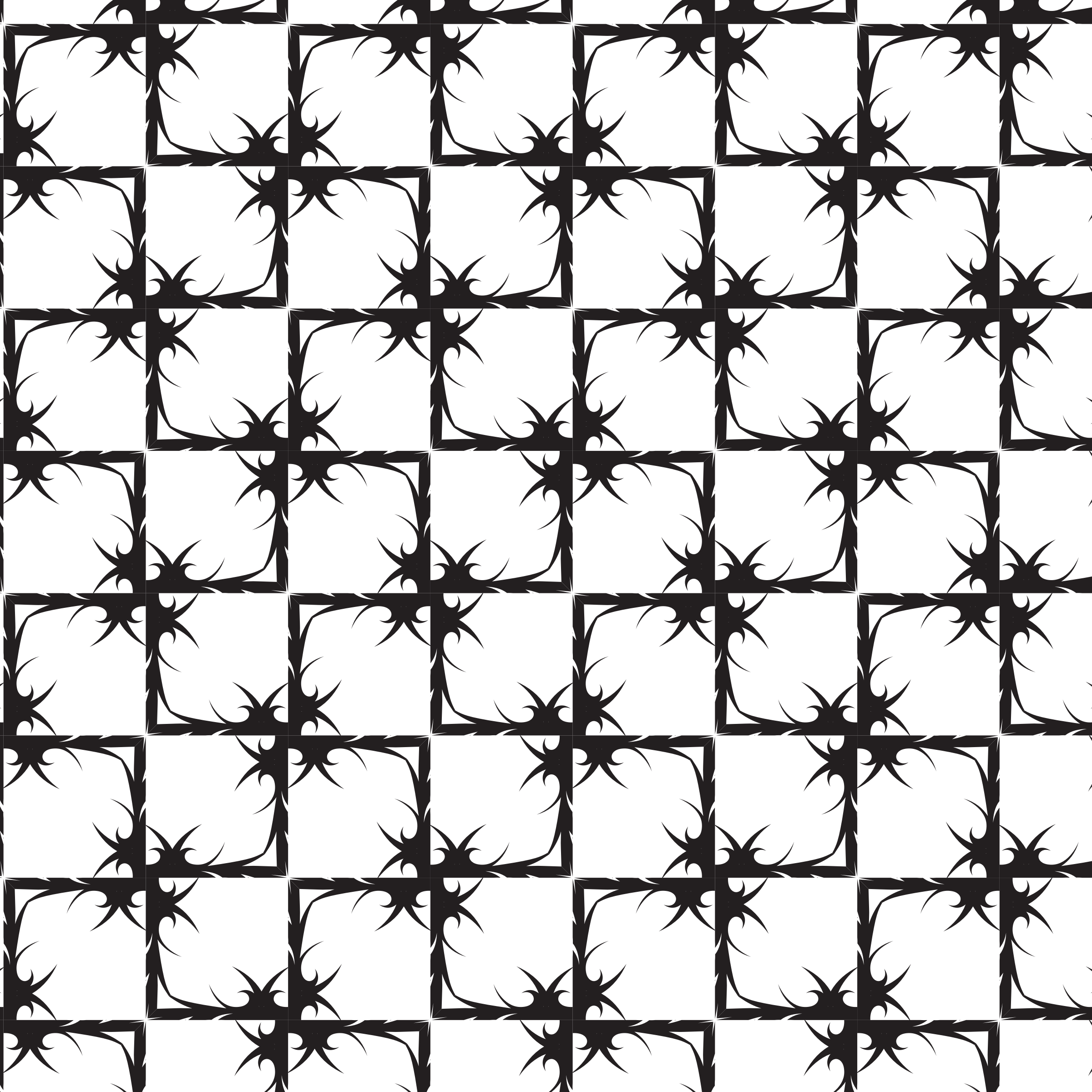 Clip Black And White Stock 4 Clipart Black And White - Patterns Clipart Black And White (2400x2400), Png Download