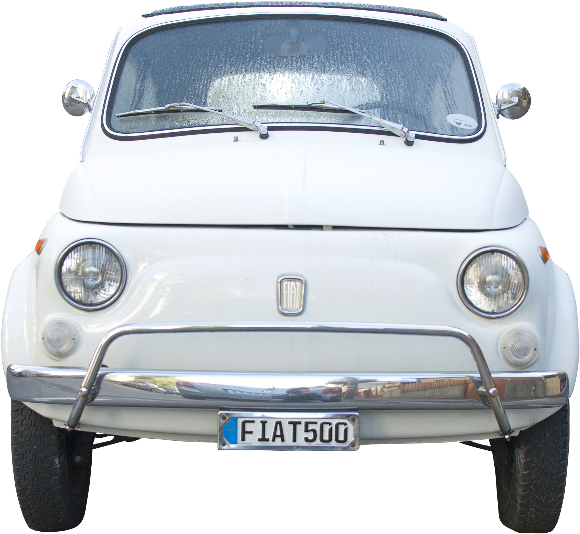 Fiat Old Car Front Png Image - Fiat 500 Old Front (800x600), Png Download