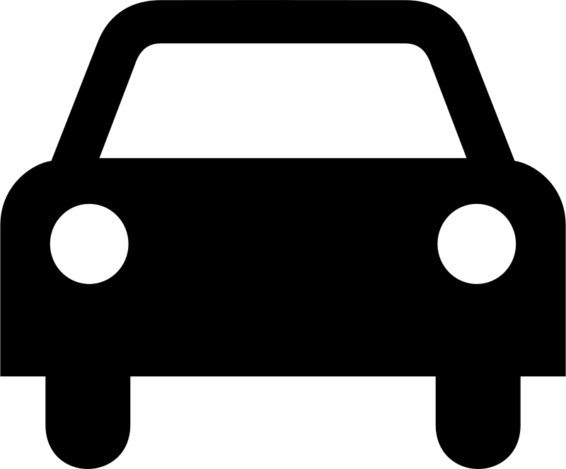 Car Clipart Jpg Transparent Download - Car Icon Png (800x662), Png Download
