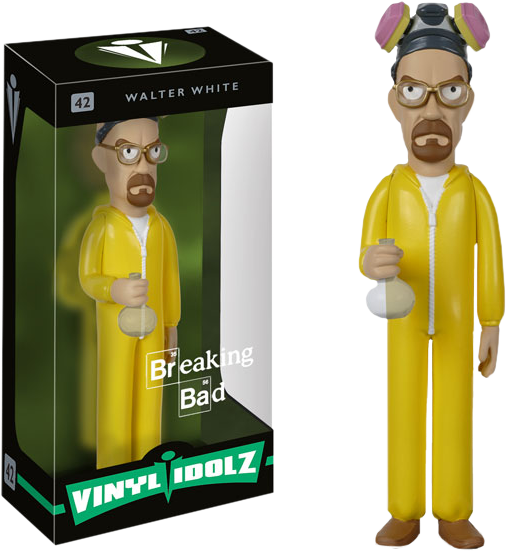 Walter White 8” Vinyl Idolz Figure - Breaking Bad Vinyl Idolz (506x551), Png Download