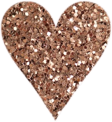 Gold Heart Hd Glitter Bynisha Bronzefreetoedit - Corazon Glitter Png (359x391), Png Download