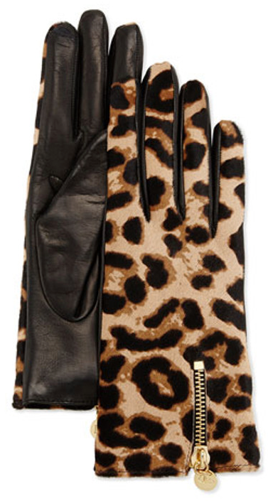 2diane Von Furstenberg Leopard-print Calf Hair & - Leather (610x763), Png Download