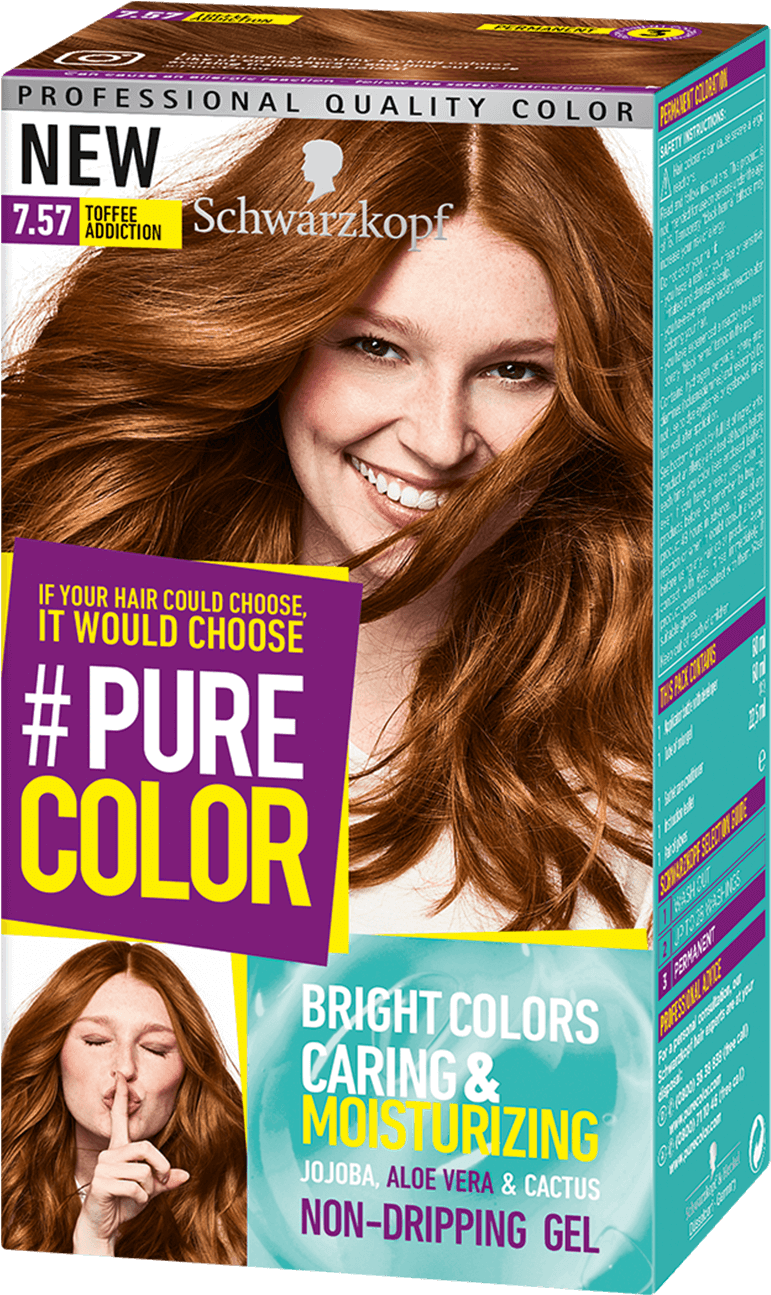 Pure Color Com Baseline 7 57 Toffee Addiction - Schwarzkopf Pure Color 7.57 (970x1400), Png Download