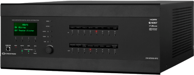 Crestron Electronics, Inc - Dm Md8x8 (800x546), Png Download