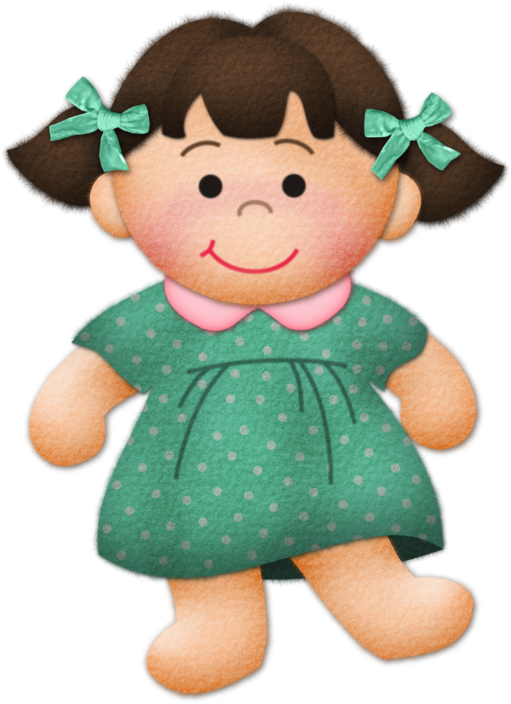 ○‿✿⁀ Girls ‿✿⁀○ - Clipart Girl Toy Png (746x1024), Png Download
