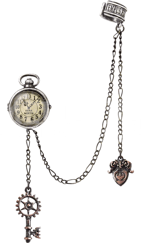 Steampunk Timepiece Ear Cuff - Ear Ring (794x794), Png Download