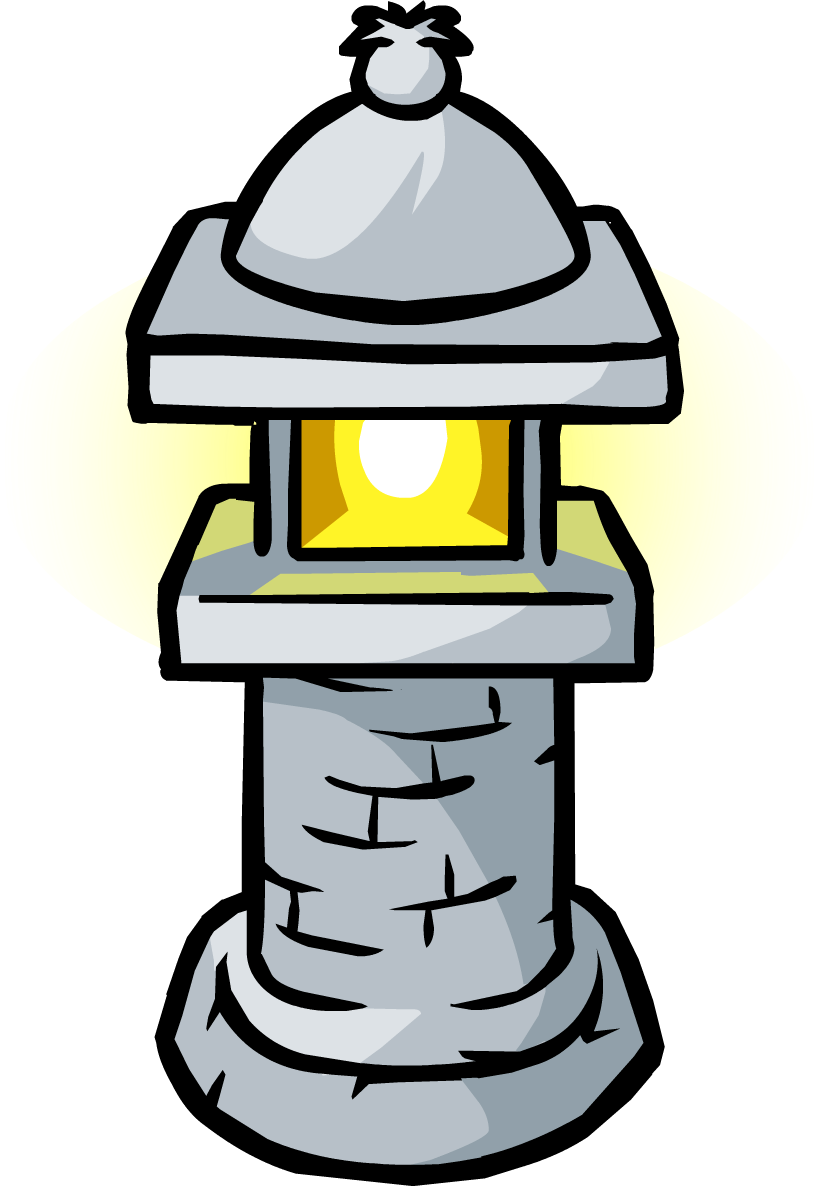 Stone Lantern - Png - Cartoon (819x1186), Png Download