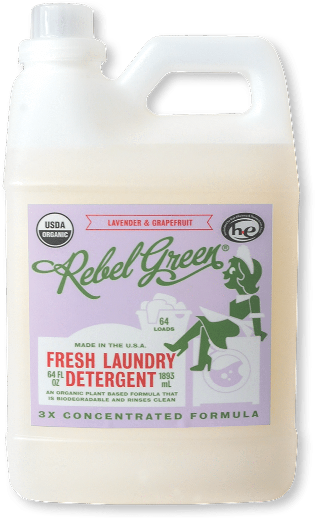 Detergent - Rebel Green Fresh Laundry Detergent Peppermint & (646x1051), Png Download