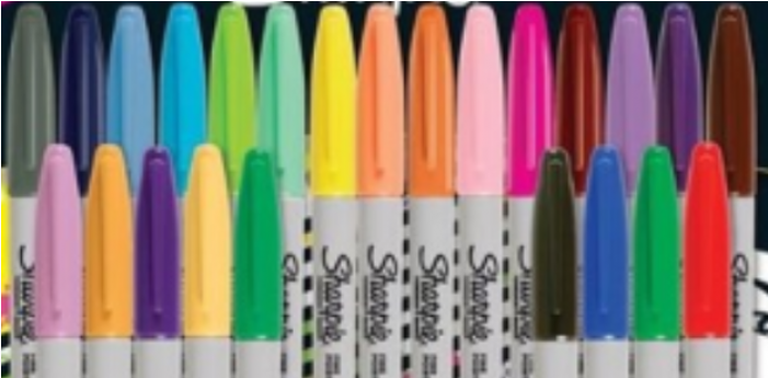 Sharpie Electropop Fine Permanent Markers (700x700), Png Download