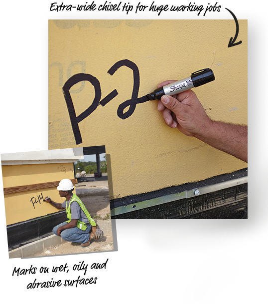 Where To Buy - Sharpie 44002 Magnum Oversized Permanent Marker, Chisel (549x608), Png Download