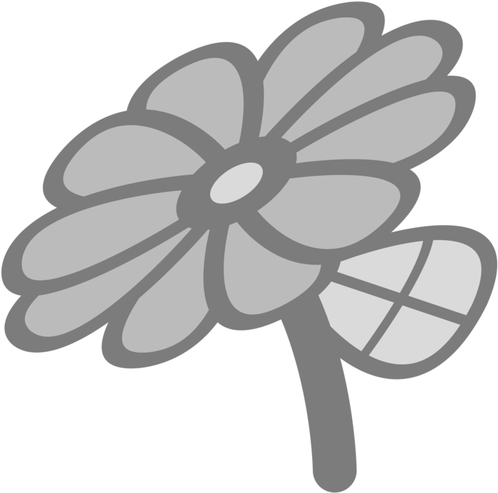 Symbol Flower Petal Common Daisy Sign Free Commercial - Simbol Bunga (750x750), Png Download