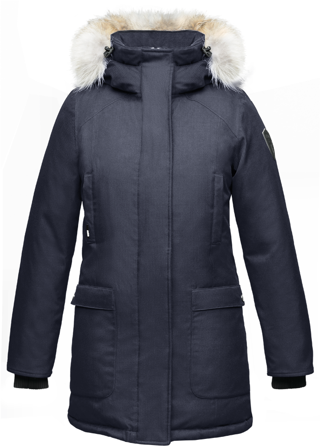 Carla Ladies Parka - Nobis Carla Steel Grey (700x1000), Png Download