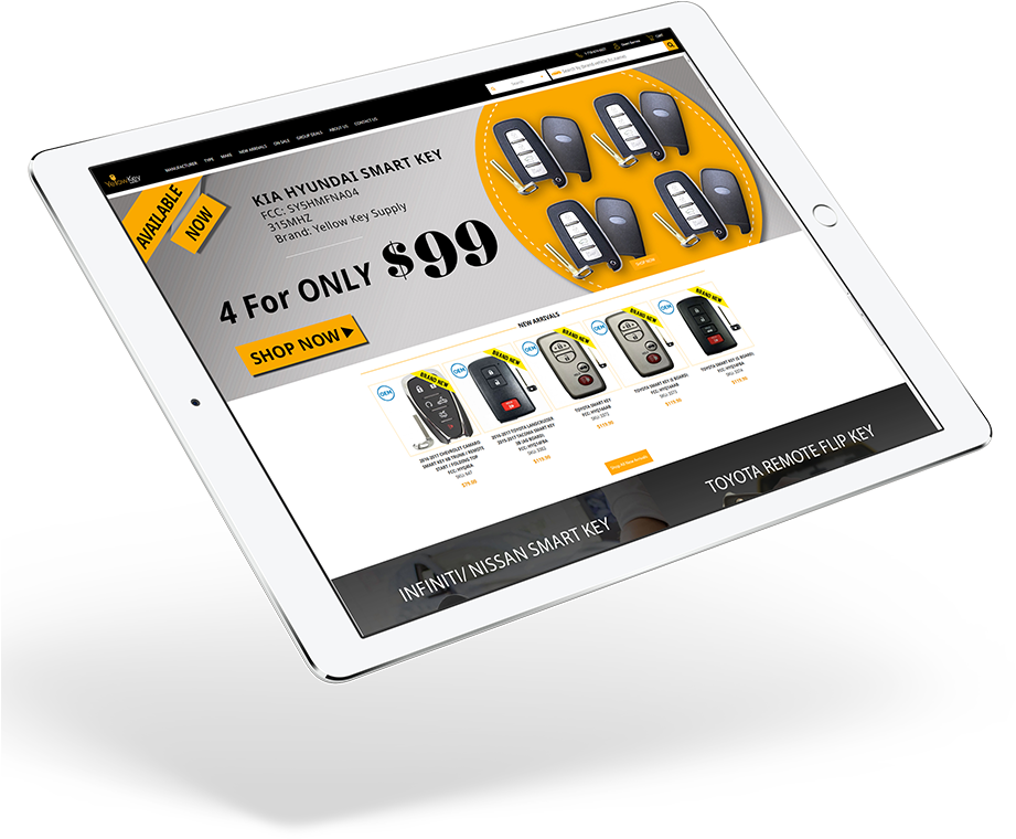 Yellow Key Supply Ipad View - Apple Ipad Family (920x950), Png Download