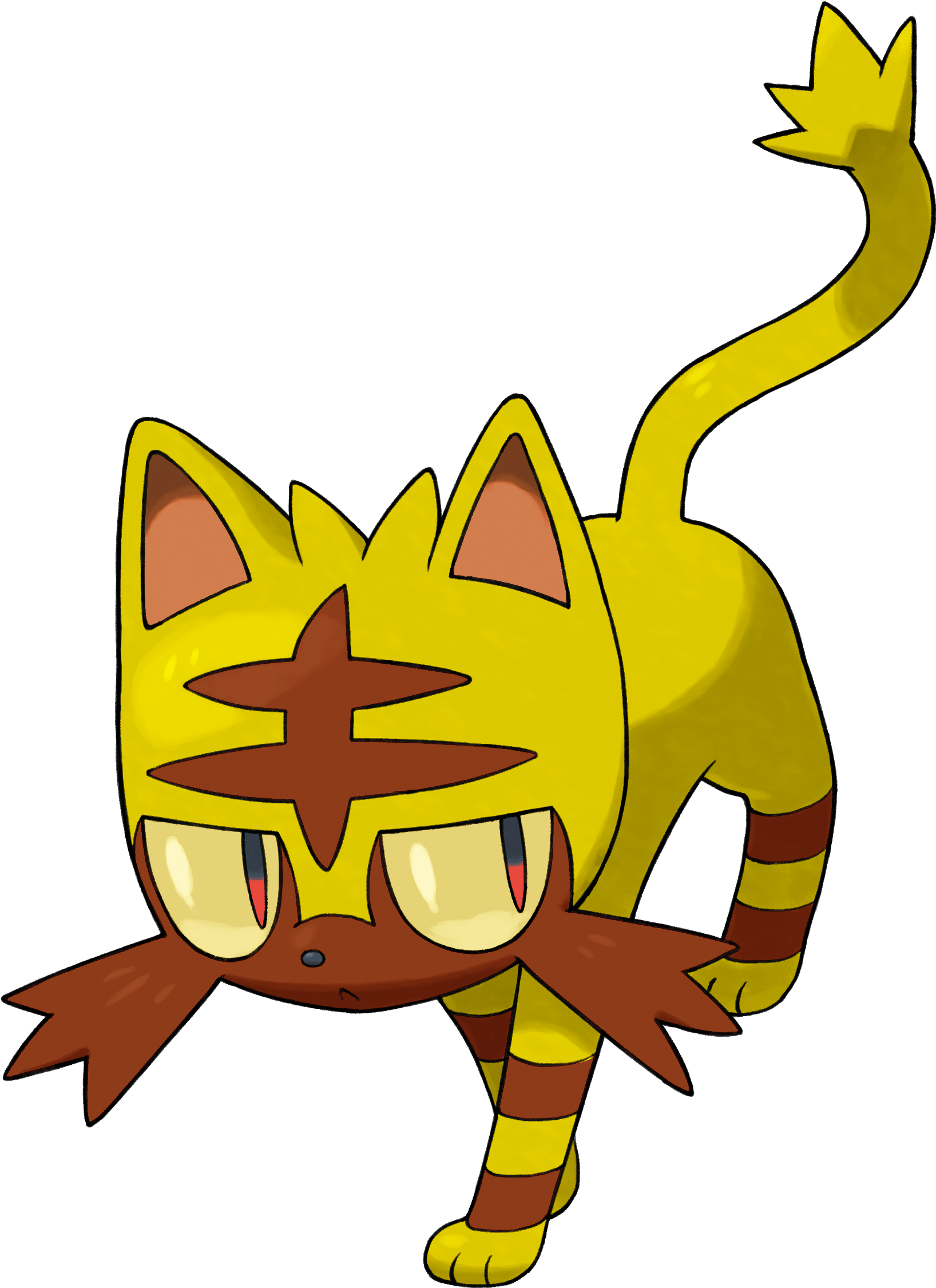Jssb Litten Alt 7 - Pokémon Sun And Moon (2250x2250), Png Download