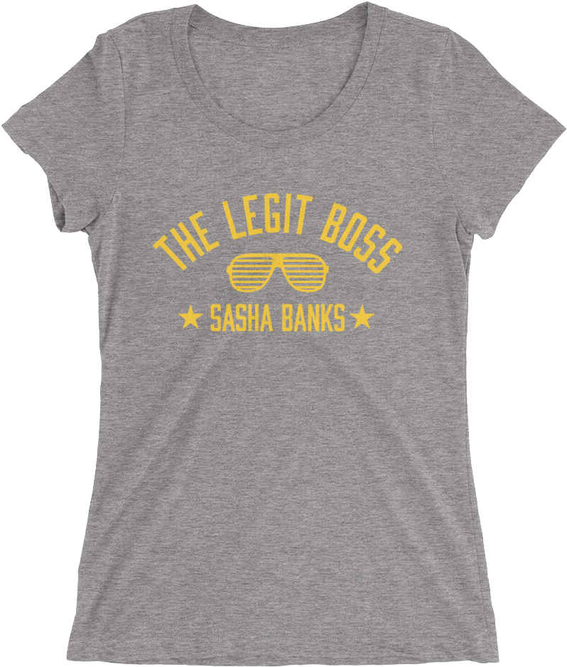 Sasha Banks "the Legit Boss - Bob Seger Womens T Shirt (1000x1000), Png Download