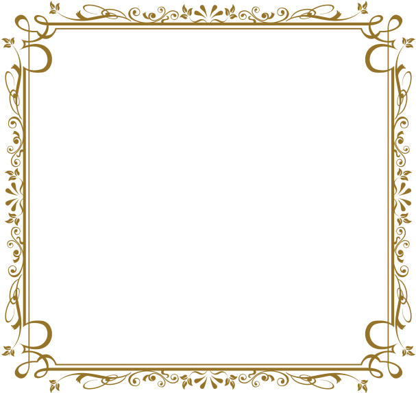 Golden Frame - Picture Frame (866x650), Png Download