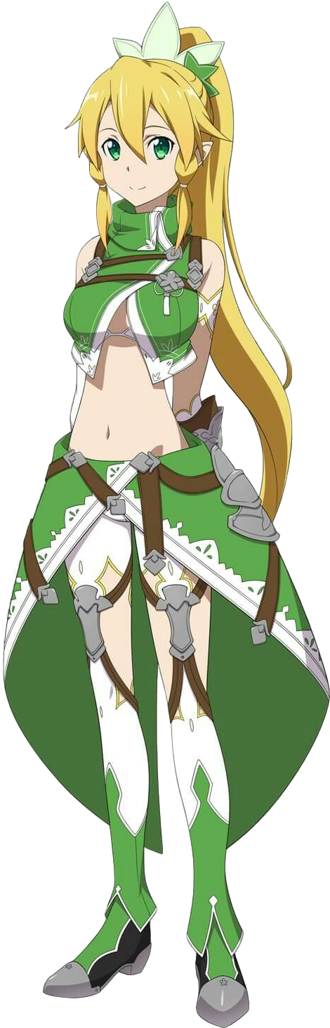 Art Id - - Sword Art Online Hollow Realization Leafa (1000x1500), Png Download