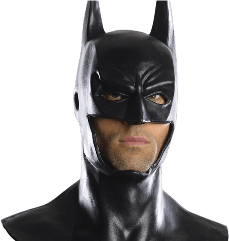 Batman Mask Png Transparent Images - Rubies Deluxe Adult Batman Arkham City Latex Men Costume (640x480), Png Download