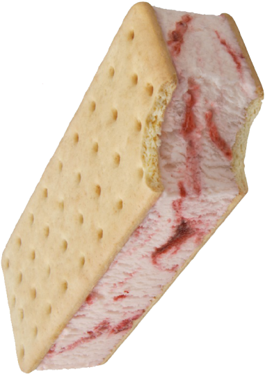 Food M Ice Cream Png Transparent - Blue Bunny Ice Cream Sandwich, Big Double Strawberry (500x664), Png Download