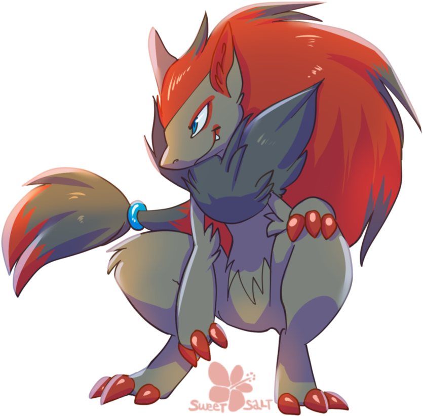 View Zoroark By Sweet Salt-d9pq3p5 , (919x870), Png Download