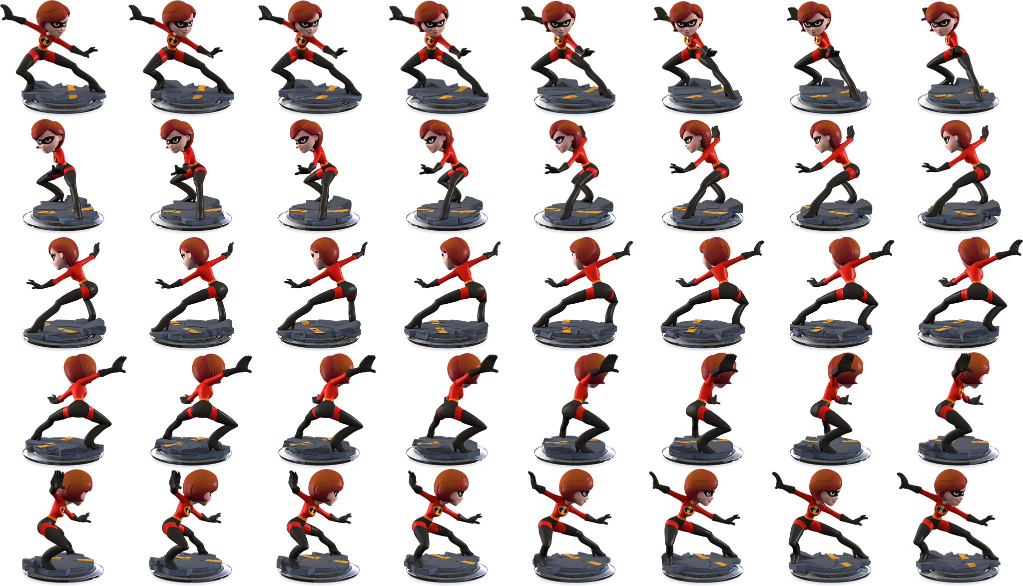 Mrs Incredible Spinaround - Elastigirl (2048x1173), Png Download