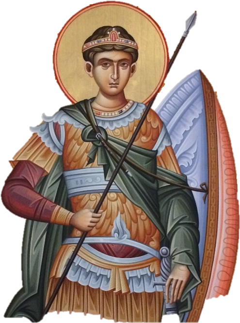 The Military Expertise Of Saint Demetrios Led Galerius, - Saint Demetrios Png (665x795), Png Download