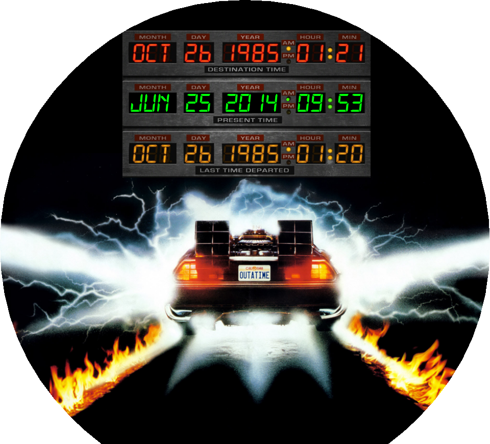 Back To The Future Png (960x870), Png Download