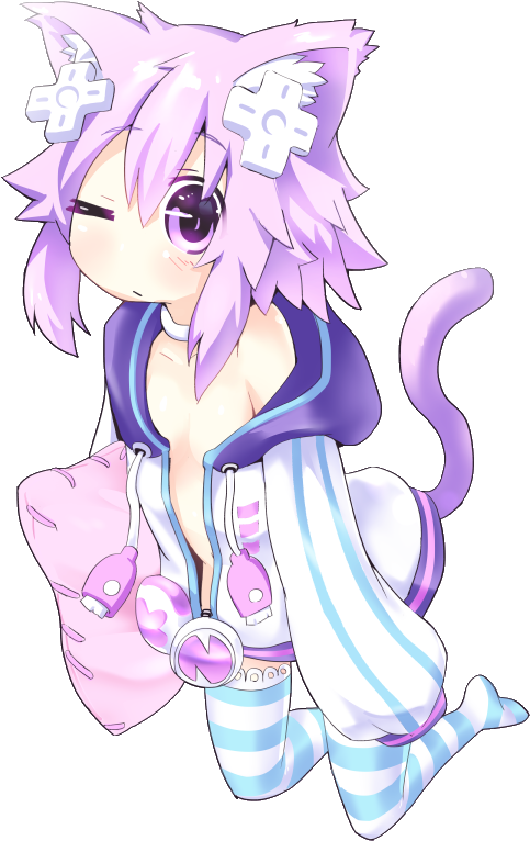 Nep Neko - Wiki (486x773), Png Download