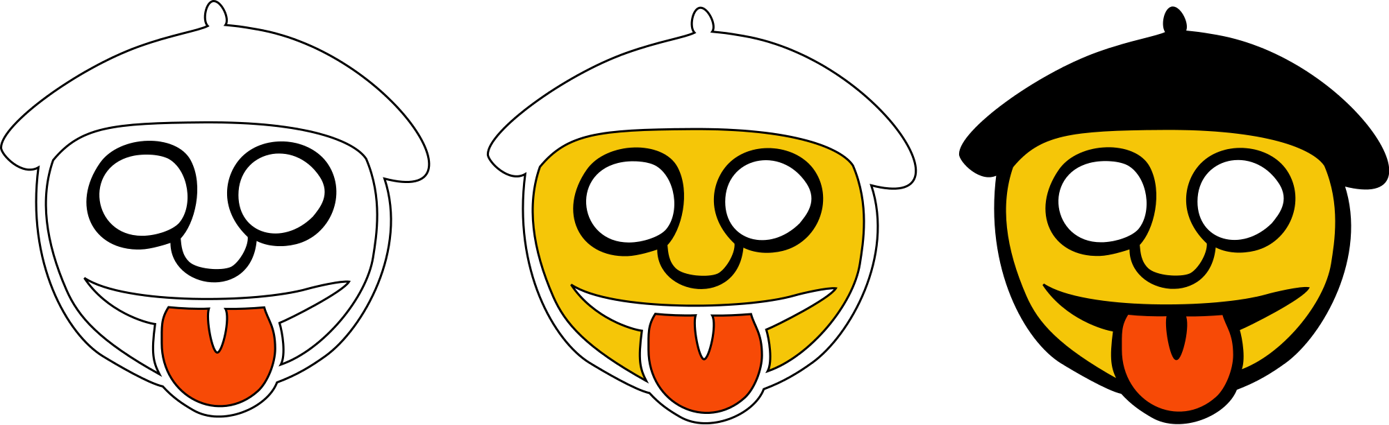 Open - Smiley (2000x613), Png Download