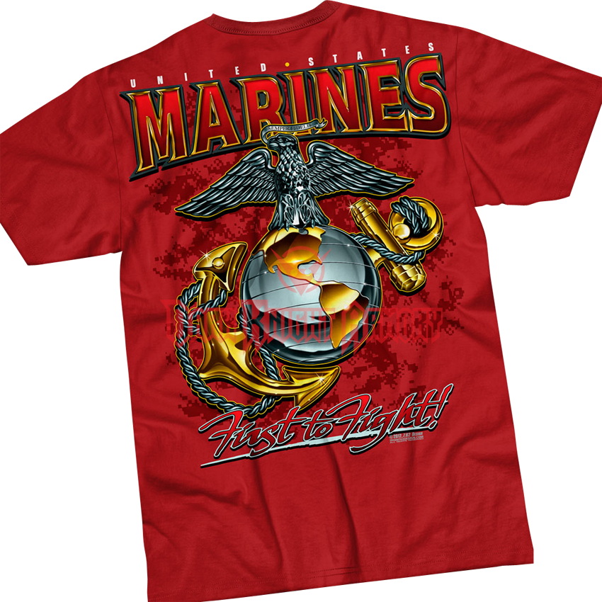 Usmc Eagle, Globe & Anchor V - Past Time Signs Vs-t519 New Eg (850x850), Png Download