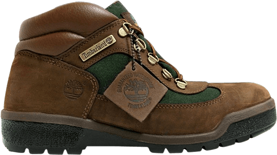 10025 Timberland Field Boot Waterproof Brown/green (640x640), Png Download
