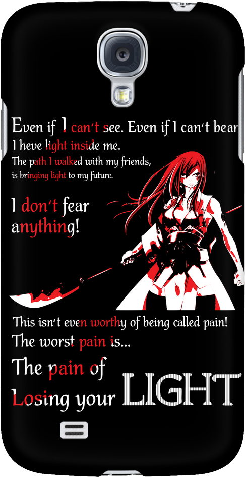 The Pain Of Losing Your Light Erza Scarlet - Limited Edition Basic Tees (1024x1024), Png Download