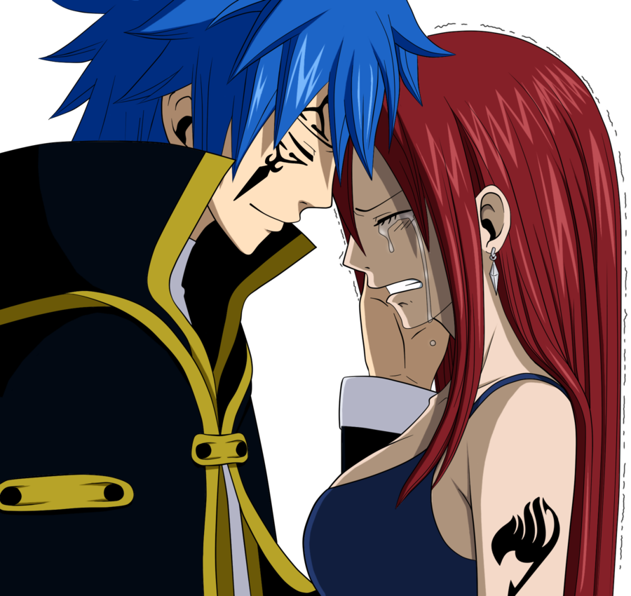 Mangas, Espero, Tatuajes, Anime Manga, Anime Caliente, - Erza Scarlet Y Jellal (900x850), Png Download