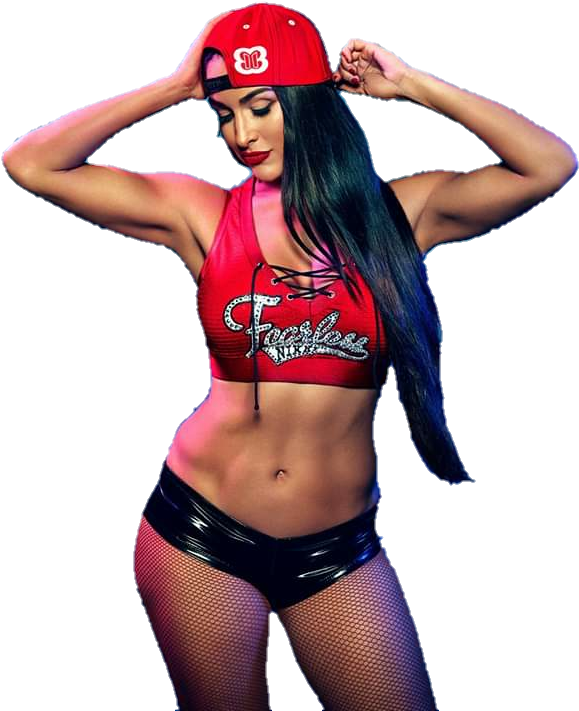 Nikkibella Fearless Bellatwins Raw Wwe (595x720), Png Download