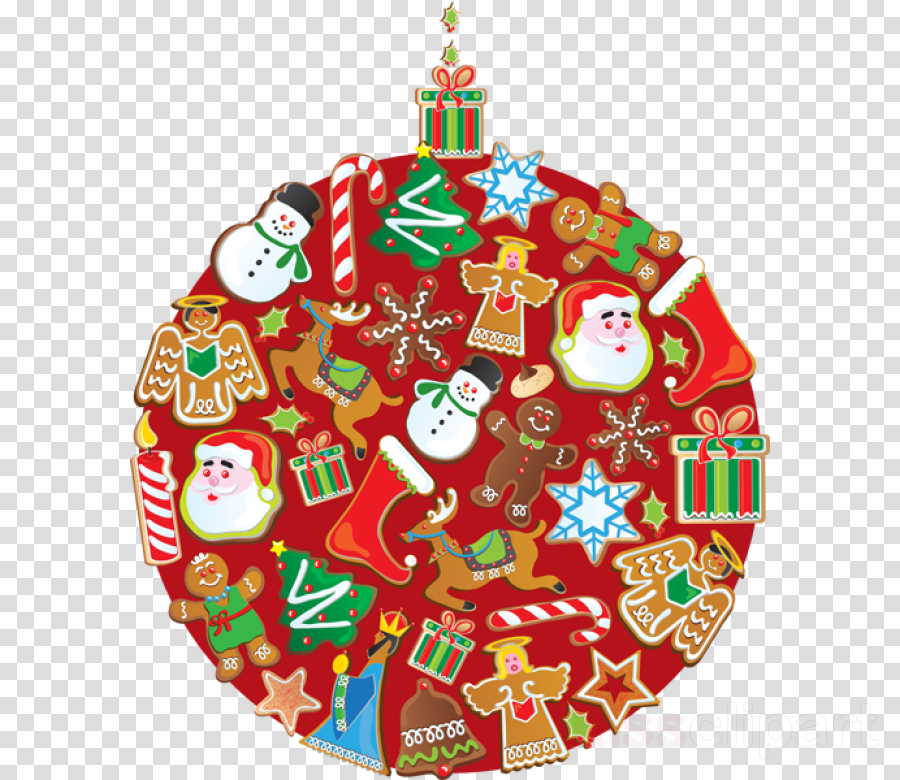 Download Christmas Cookie Clipart Christmas Ornament - Transparent Background Christmas Clipart (900x780), Png Download
