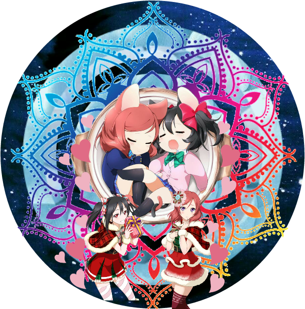 Makinishikino Nicoyazawa Makinico Nicomaki Lovelive - Love Live Team Roles 6 Styles Christmas Halloween Women (619x627), Png Download