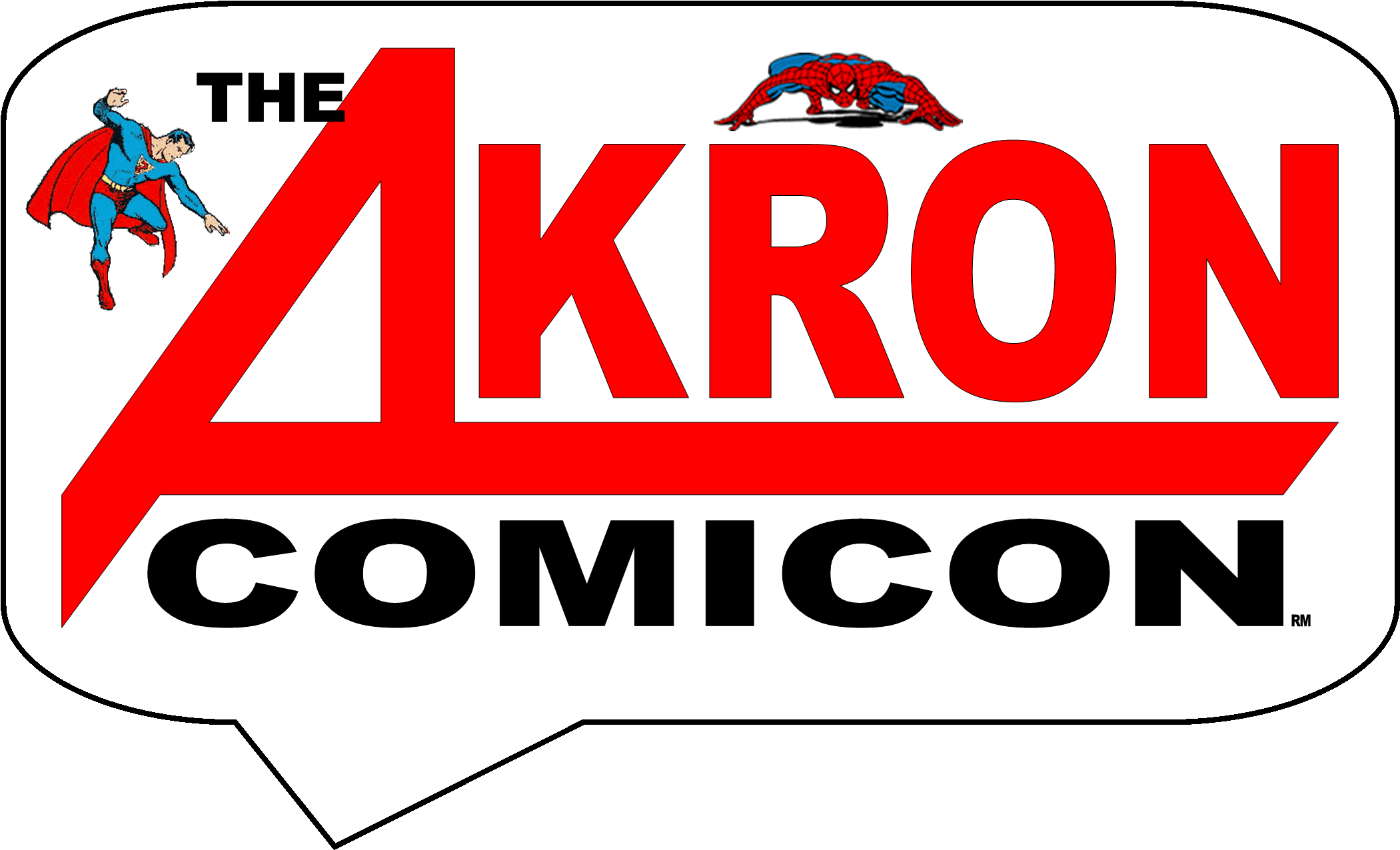 Akron Logo - Akron Comic Con (2108x1284), Png Download
