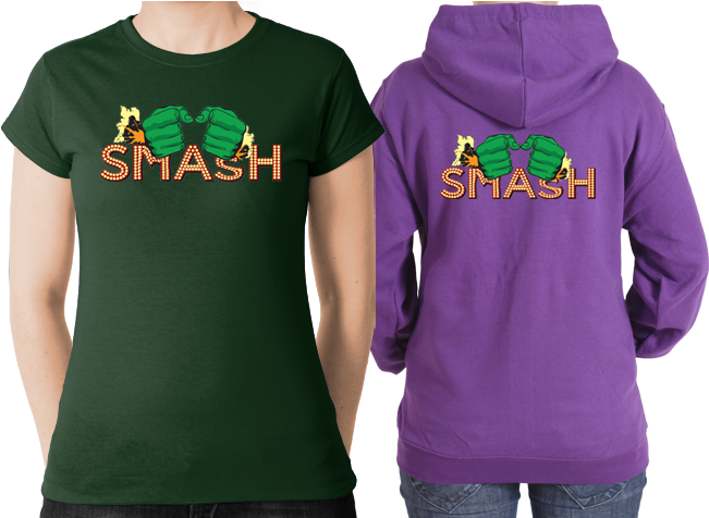 Smashbigbannerladies - Hoodie (765x475), Png Download