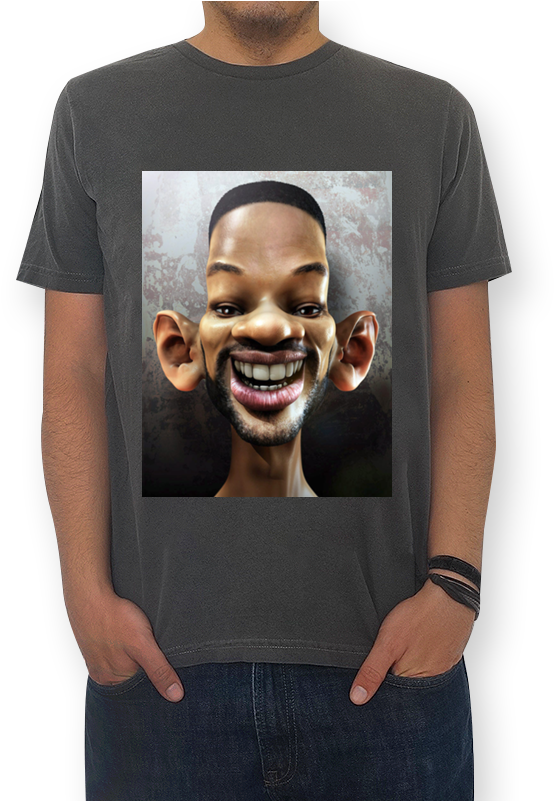 Camiseta Will Smith De Roberto Márciona (800x800), Png Download