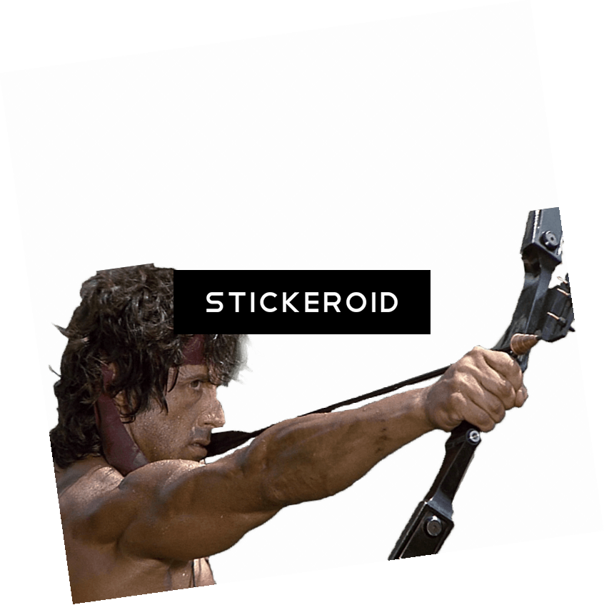 Rambo Fighting - Ranged Weapon (846x847), Png Download