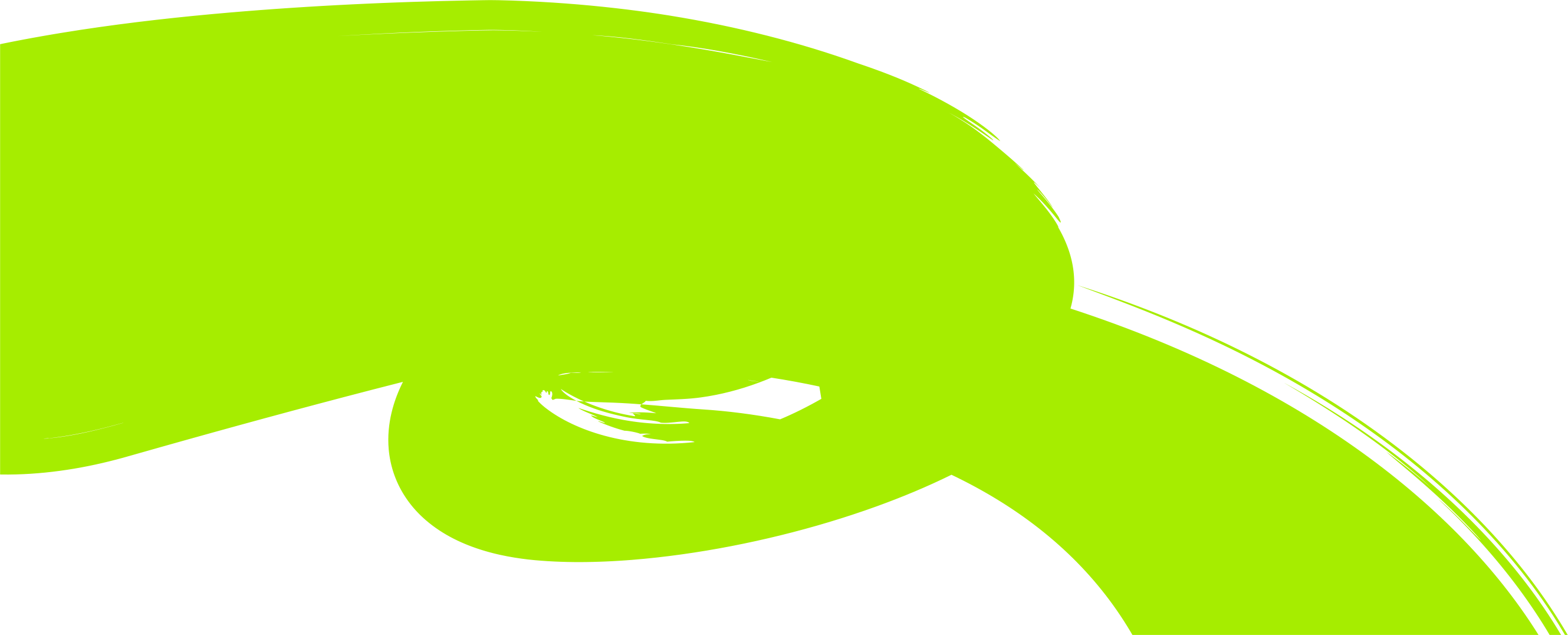 Swoosh Vector - Take 5 (2659x1076), Png Download