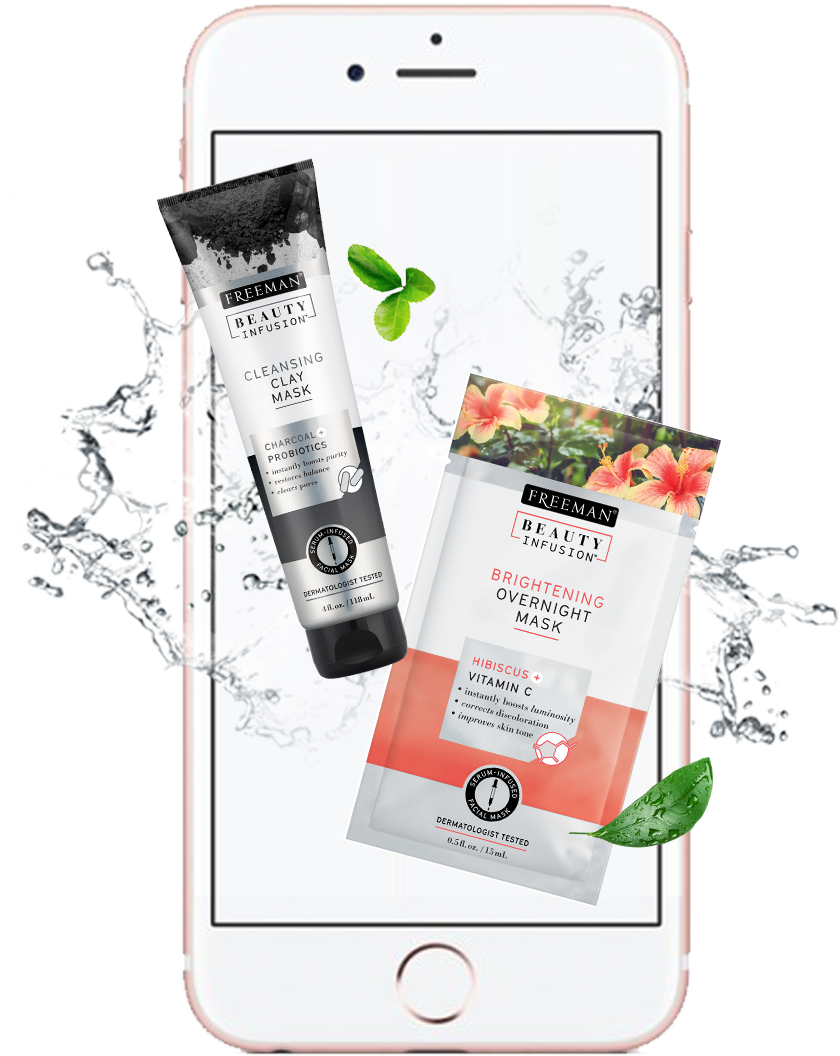 Be Freeman Beauty Famous - Freeman Beauty Infusion Facial Mask, Serum Infused, (840x1056), Png Download