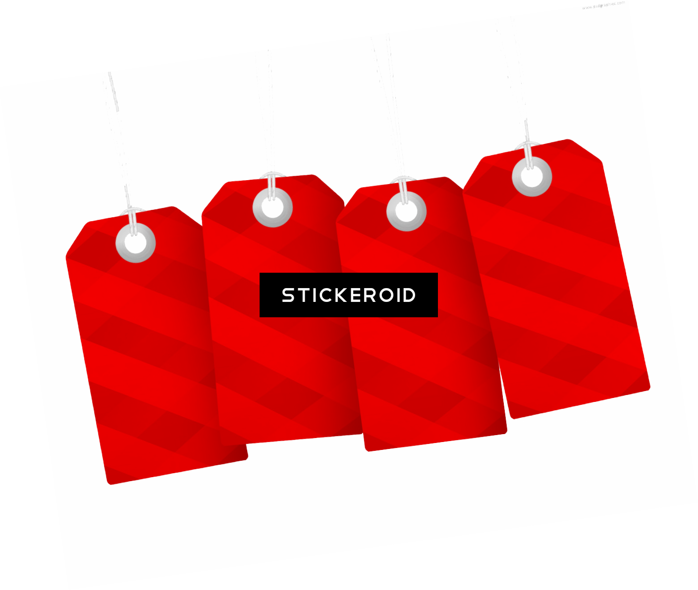 Blank Tag Design Web - Blank Red Tag Clipart (1409x1192), Png Download