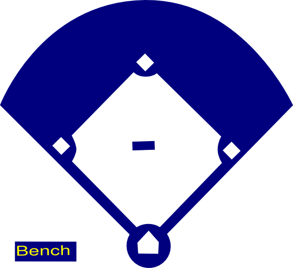 Baseball Diamond Clipart (600x549), Png Download